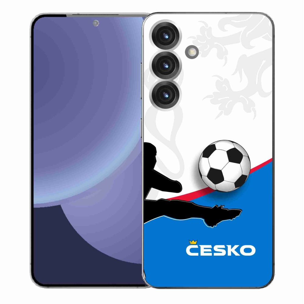 Gélový kryt mmCase na Samsung Galaxy S25+ - futbal Česko 3