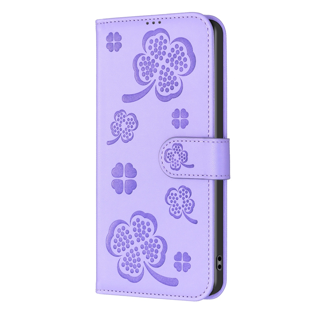 Clover knižkové púzdro na iPhone 17 Air - fialové