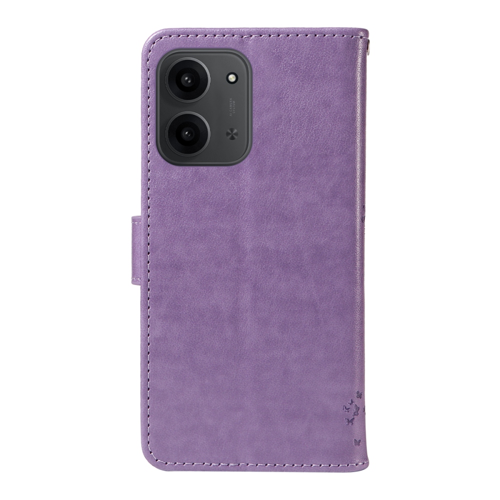 Trees knižkové púzdro na Xiaomi Redmi 15C 4G/5G (173mm) - svetlofialové