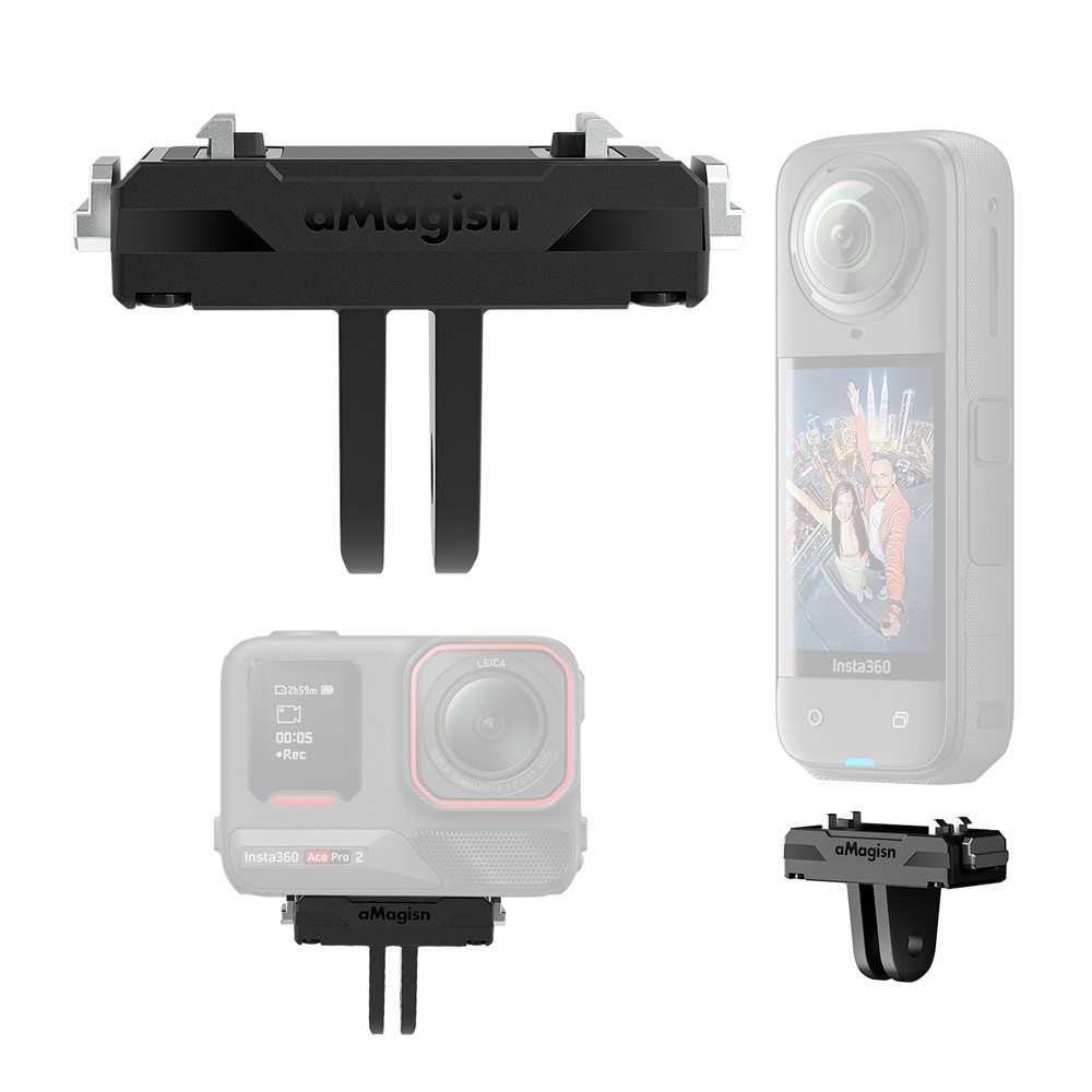 AMAGISN magnetický rýchloupínací adaptér pre Insta360 X5, Ace Pro 2, Ace Pro a Ace