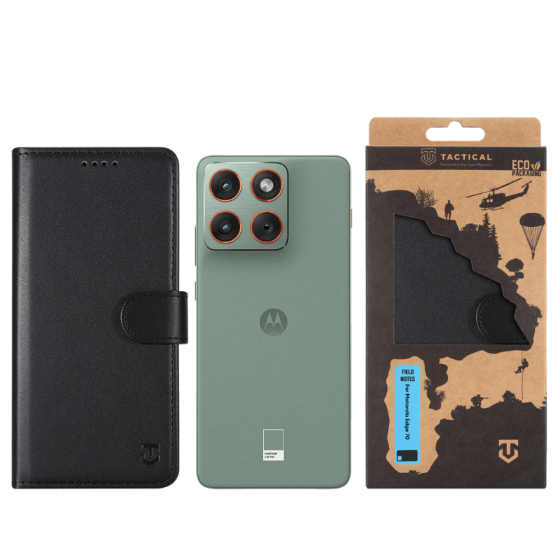 Taktické poznámky do poľa pre Motorola Edge 70 Black