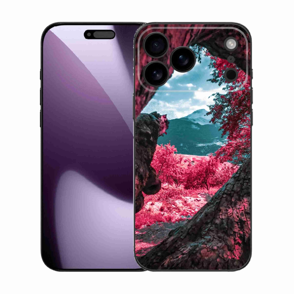 Gélový kryt mmCase na iPhone 17 Pro Max - výhľad na hory