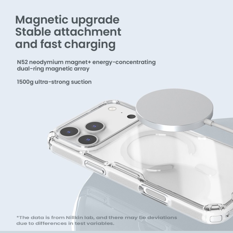 Nillkin Nature TPU PRO Magnetický kryt pre Apple iPhone 17 Pro Max Transparent