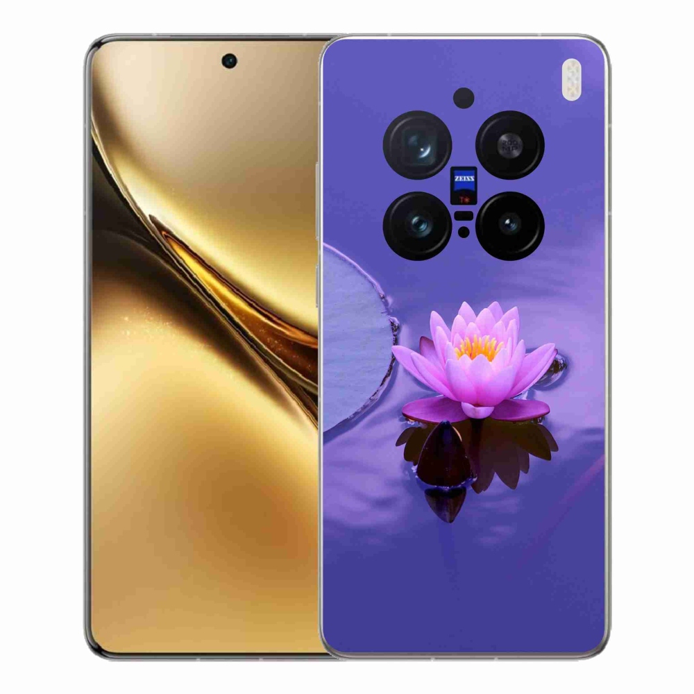 Gélový kryt mmCase na Vivo X200 Pro 5G - kvet na hladine