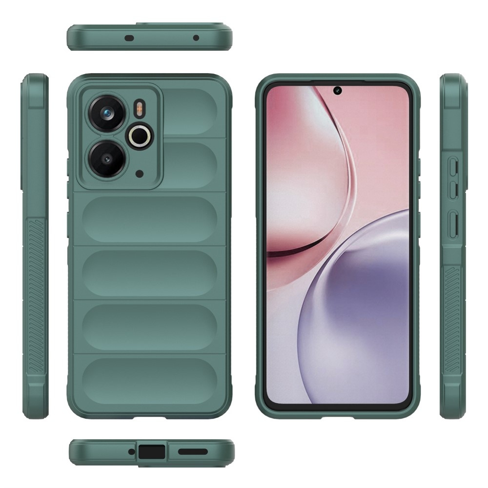 Rugg odolný gélový obal na Realme 14 5G - zelený