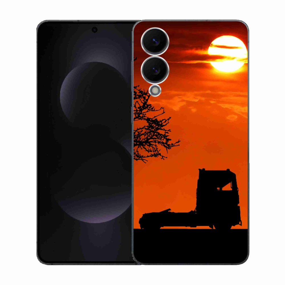 Gélový kryt mmCase na Samsung Galaxy S25 Edge - kamión 3