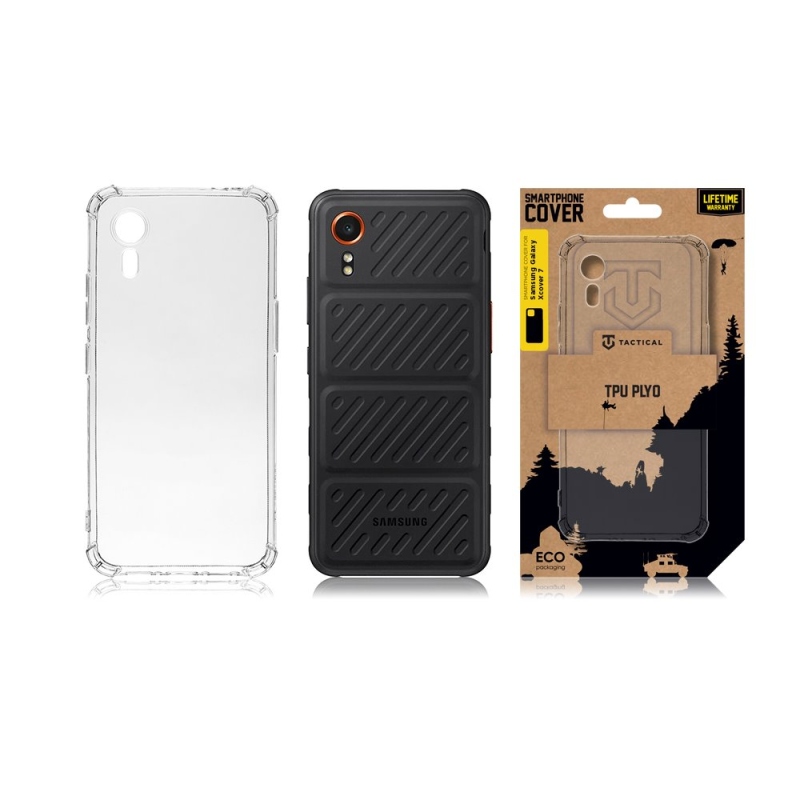 Tactical TPU Plyo Kryt pre Samsung Galaxy Xcover 7 Transparent