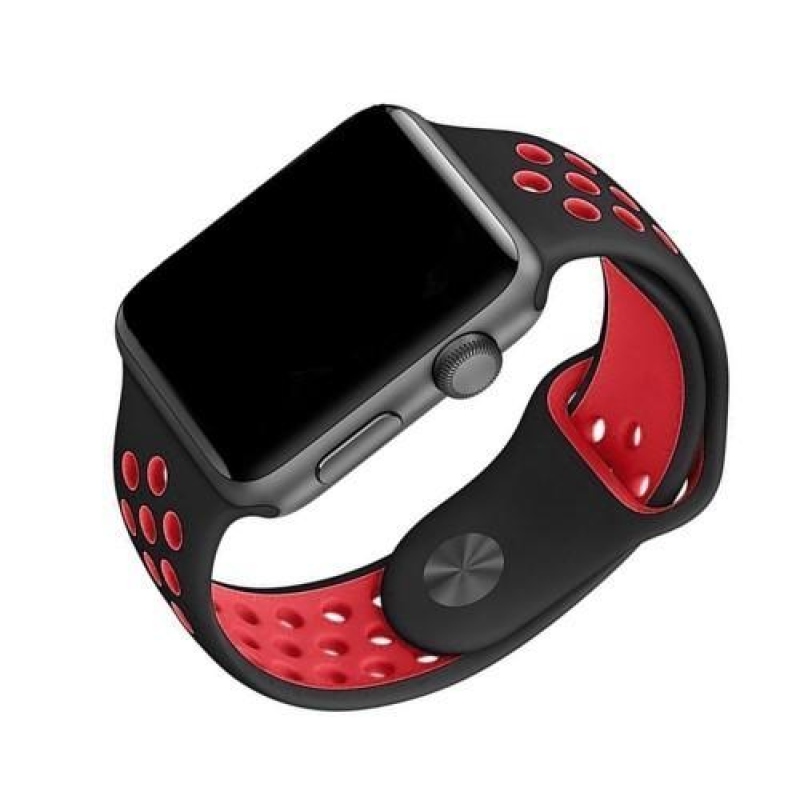 Breat silikónový remienok pre Apple Watch 38mm - červený