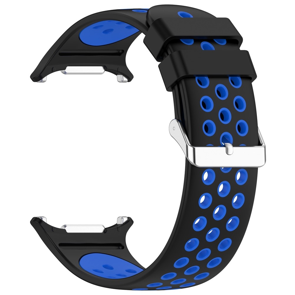 Breath silikónový remienok na Samsung Galaxy Watch Ultra (2025) 47mm - čierny/modrý