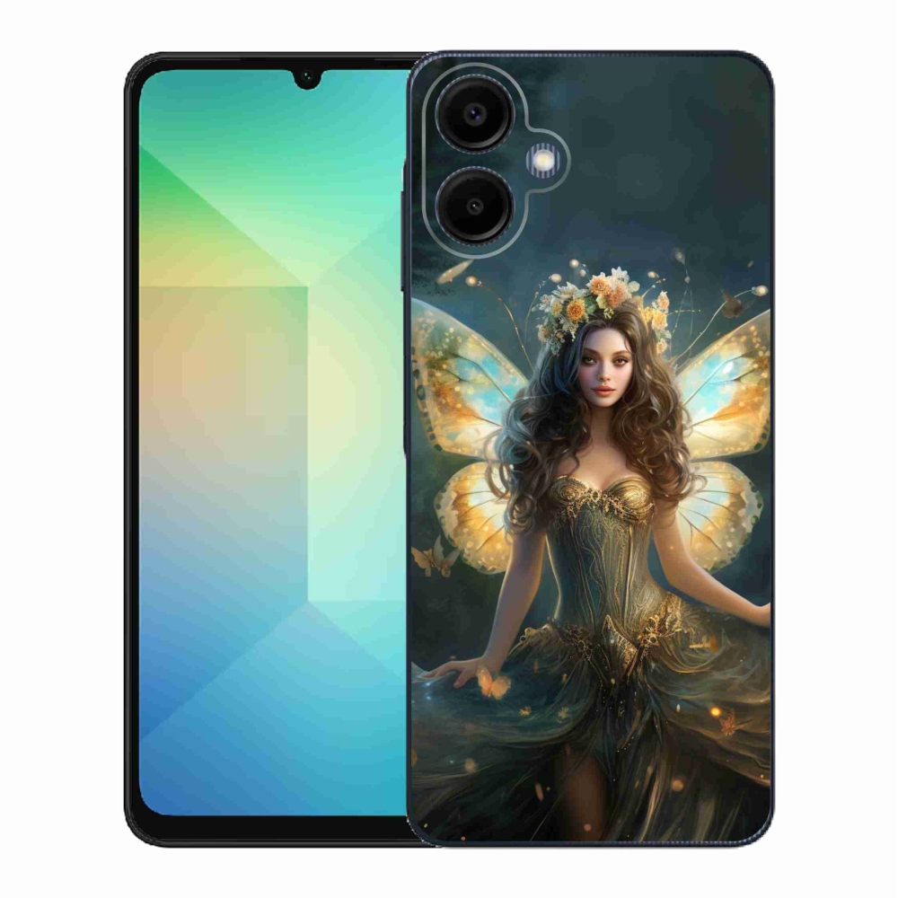 Gélový kryt mmCase na Samsung Galaxy A06 4G - motýlia žena