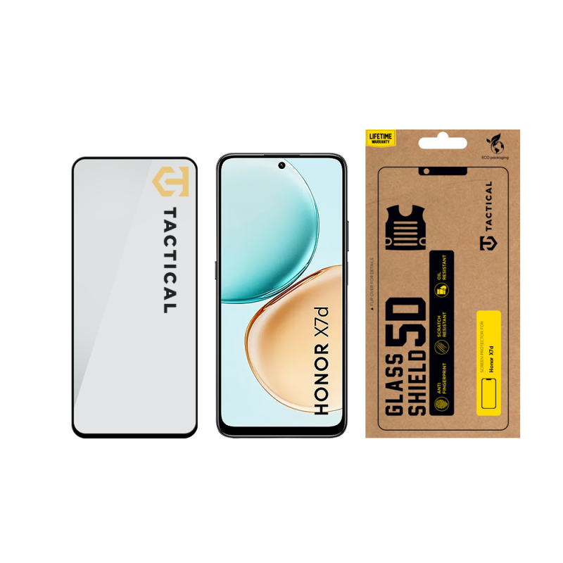 Taktické sklo Shield 5D sklo pre Honor X7d Black