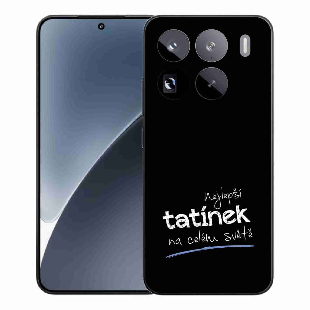 Gélový kryt mmCase na Xiaomi 15 Pro - najlepší otecko 4 čierne pozadie