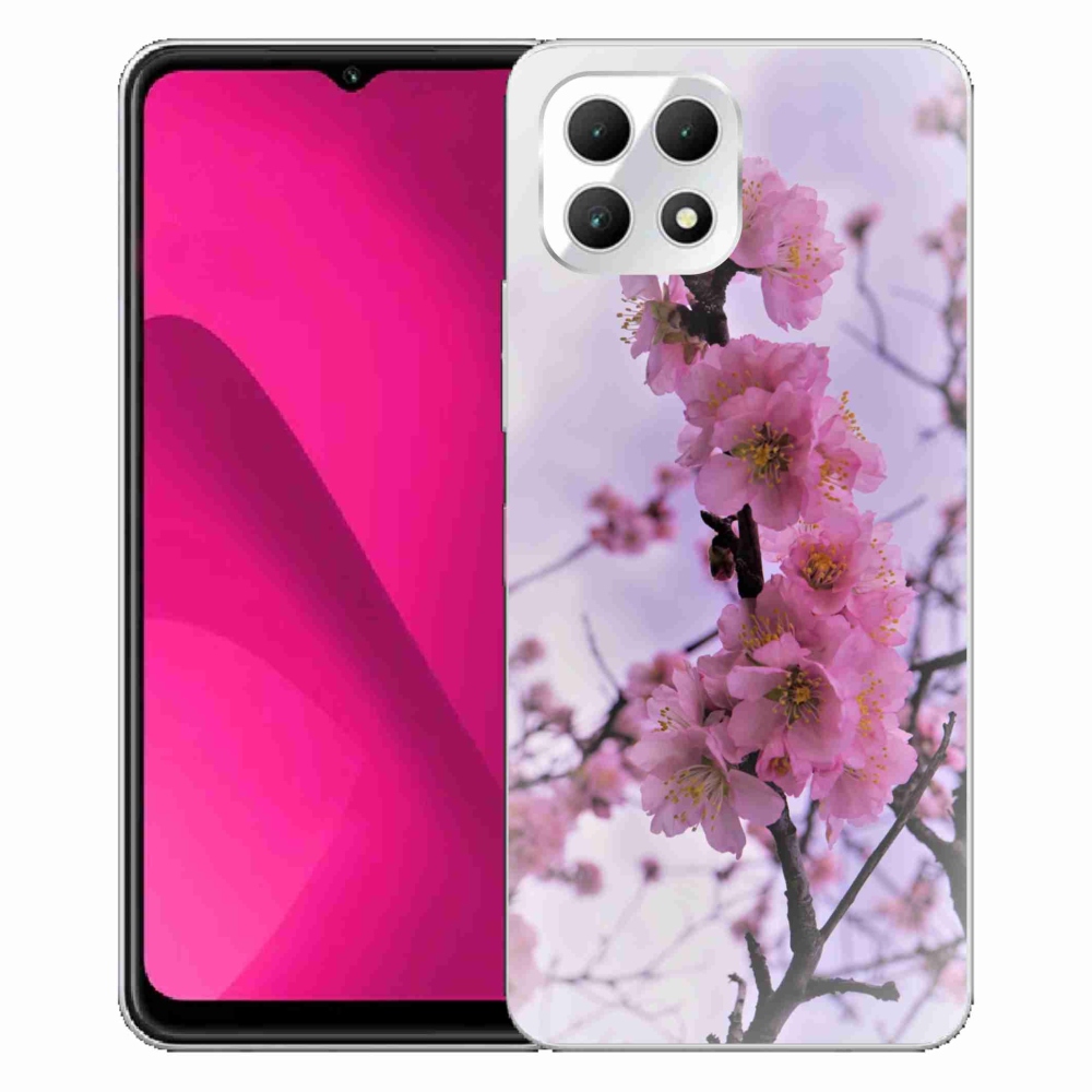 Gélový kryt mmCase na T-Mobile T Phone 2 - kvety 7