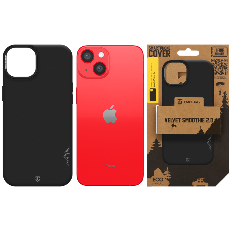 Tactical MagForce Velvet Smoothie 2.0 – puzdro pre Apple iPhone 14 v farbe Asphalt