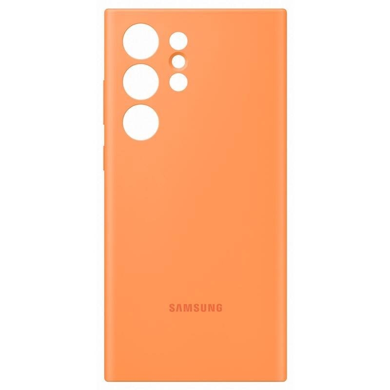 EF-PS918TOE Samsung Silikónový Kryt pre Galaxy S23 Ultra Orange