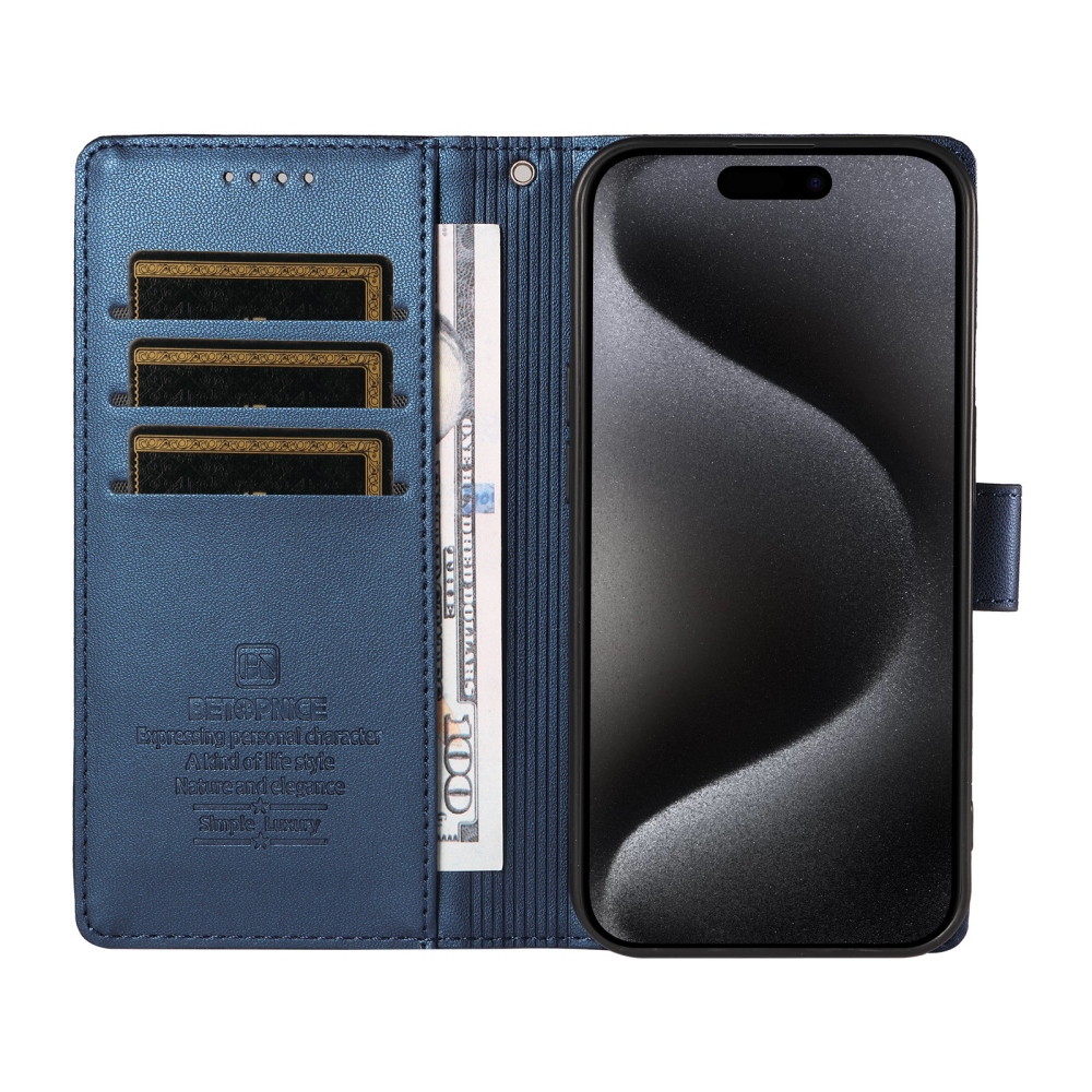 BTP knižkové puzdro na Vivo V70 Lite 5G - modré