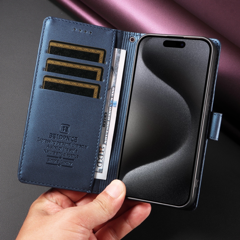 BTP knižkové puzdro na Vivo V70 Lite 5G - modré