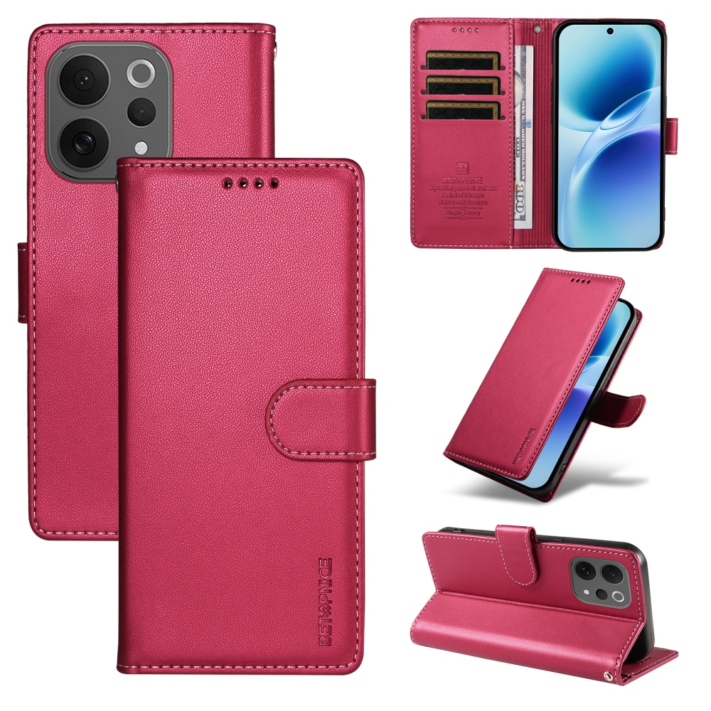 BTP knižkové puzdro na Vivo V70 Lite 5G - rose