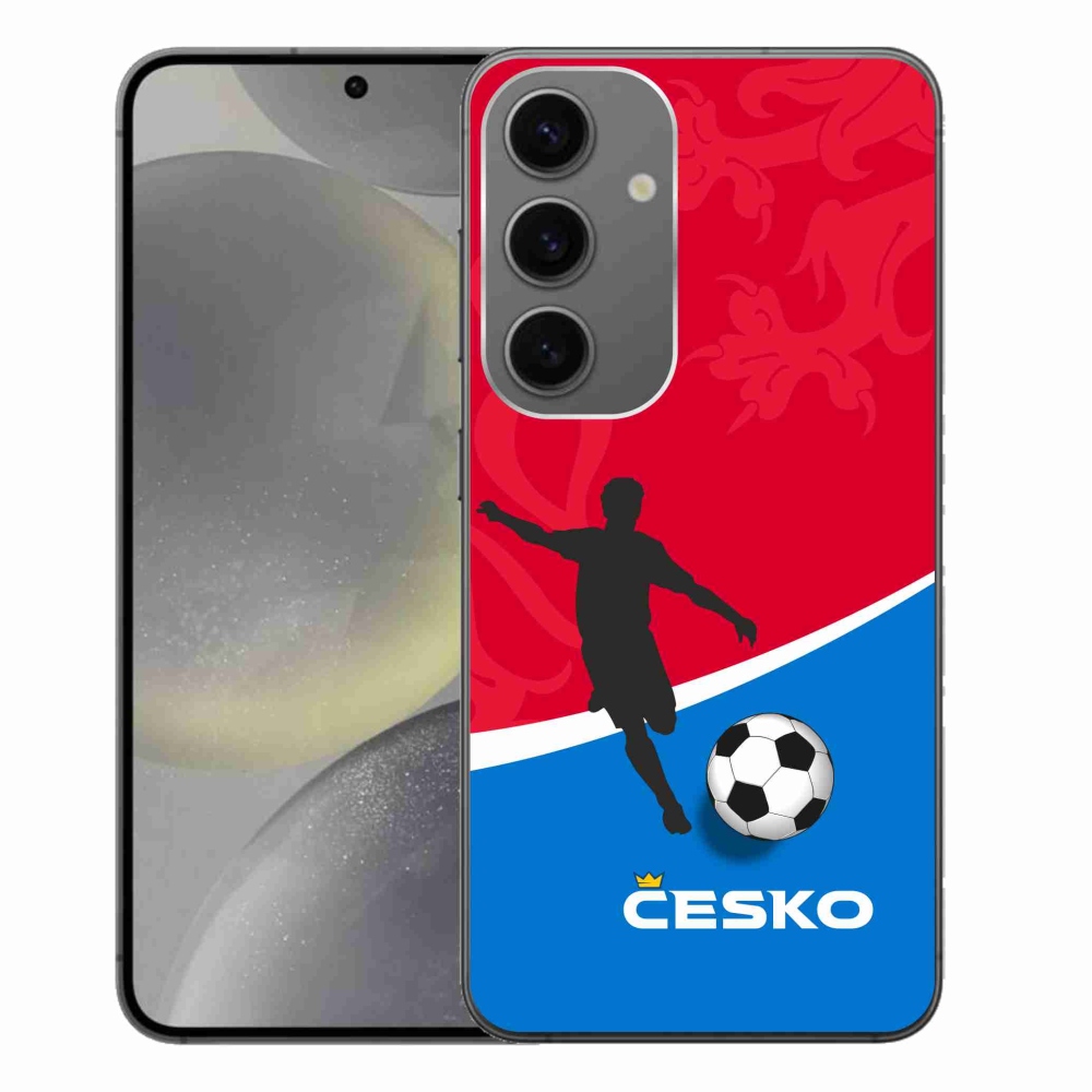 Gélový kryt mmCase na Samsung Galaxy S24+ - futbal Česko