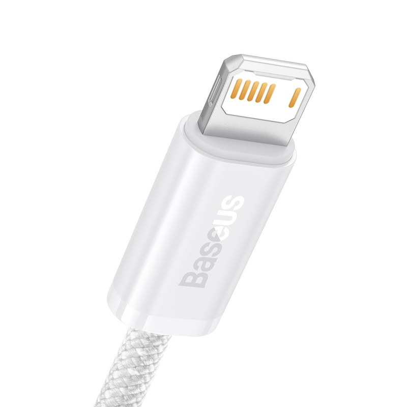 Baseus Dynamic Series Fast Charging Dátový Kábel USB-A - Lighting 2.4A 1m White