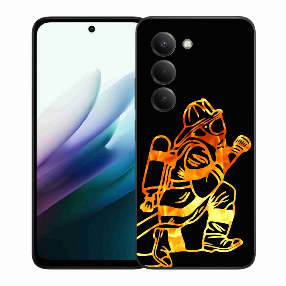 Gélový kryt mmCase na Xiaomi Redmi 15 4G/5G (171mm) - hasič 1