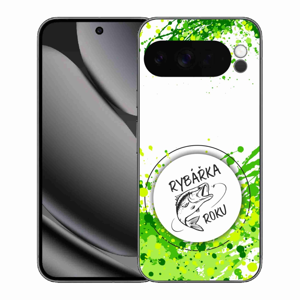 Gélový kryt mmCase na Google Pixel 10 Pro XL - rybárka roka biele pozadie
