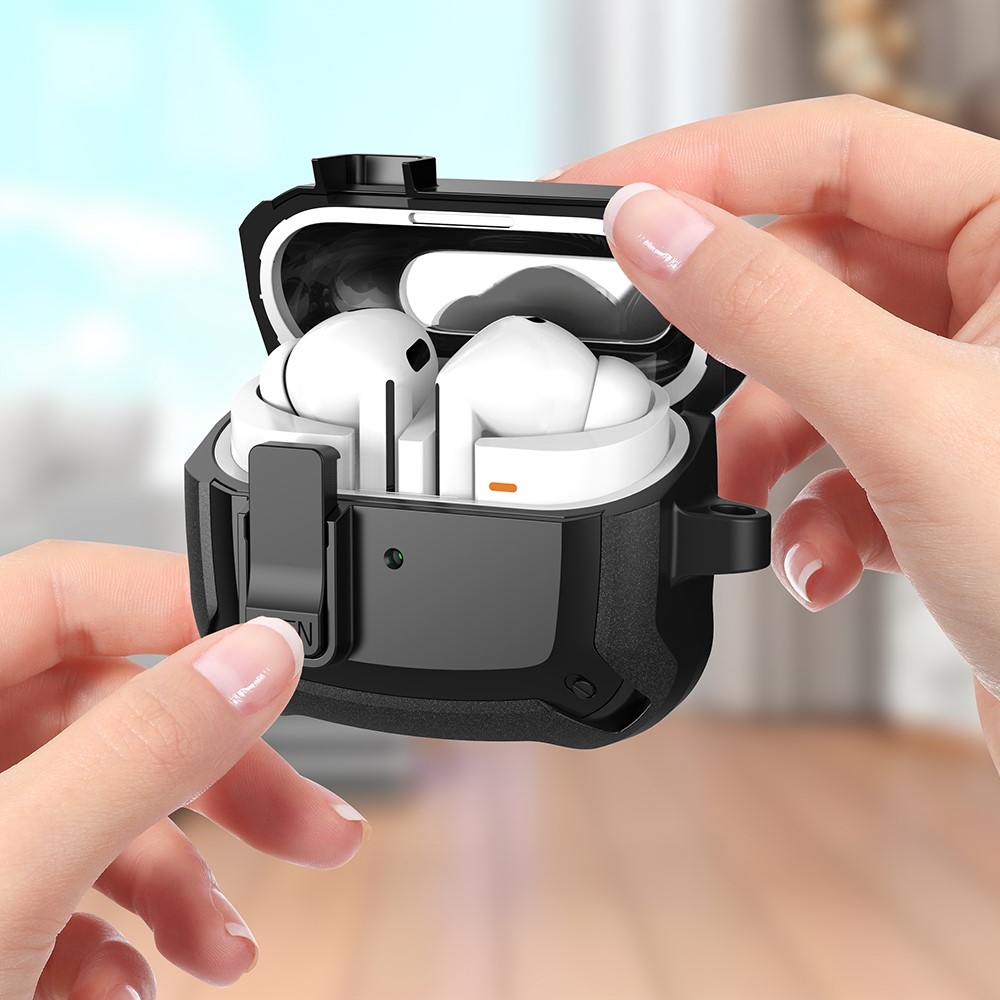 Buckles odolný obal na Samsung Galaxy Buds3 Pro/Buds3 - čierny