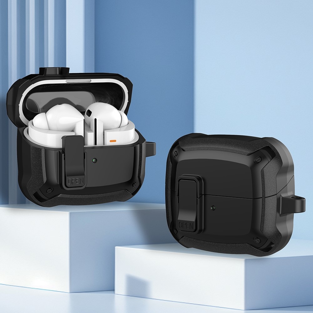 Buckles odolný obal na Samsung Galaxy Buds3 Pro/Buds3 - čierny