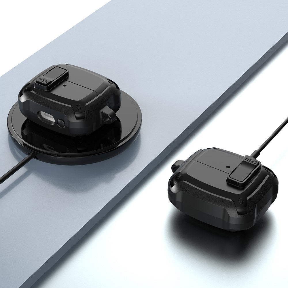 Buckles odolný obal na Samsung Galaxy Buds3 Pro/Buds3 - čierny