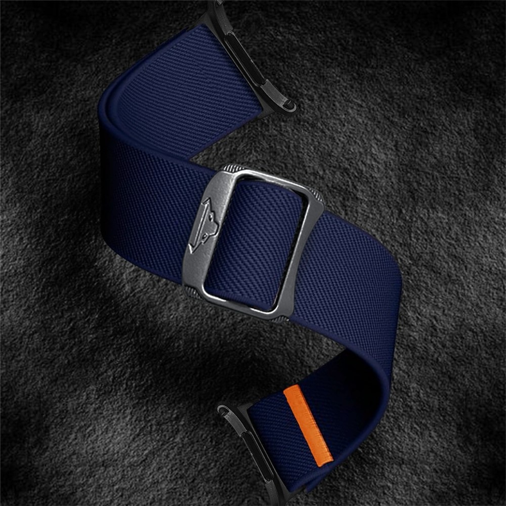Bull nylonový elastický remienok na Samsung Galaxy Watch Ultra (2025) 47mm - modrý