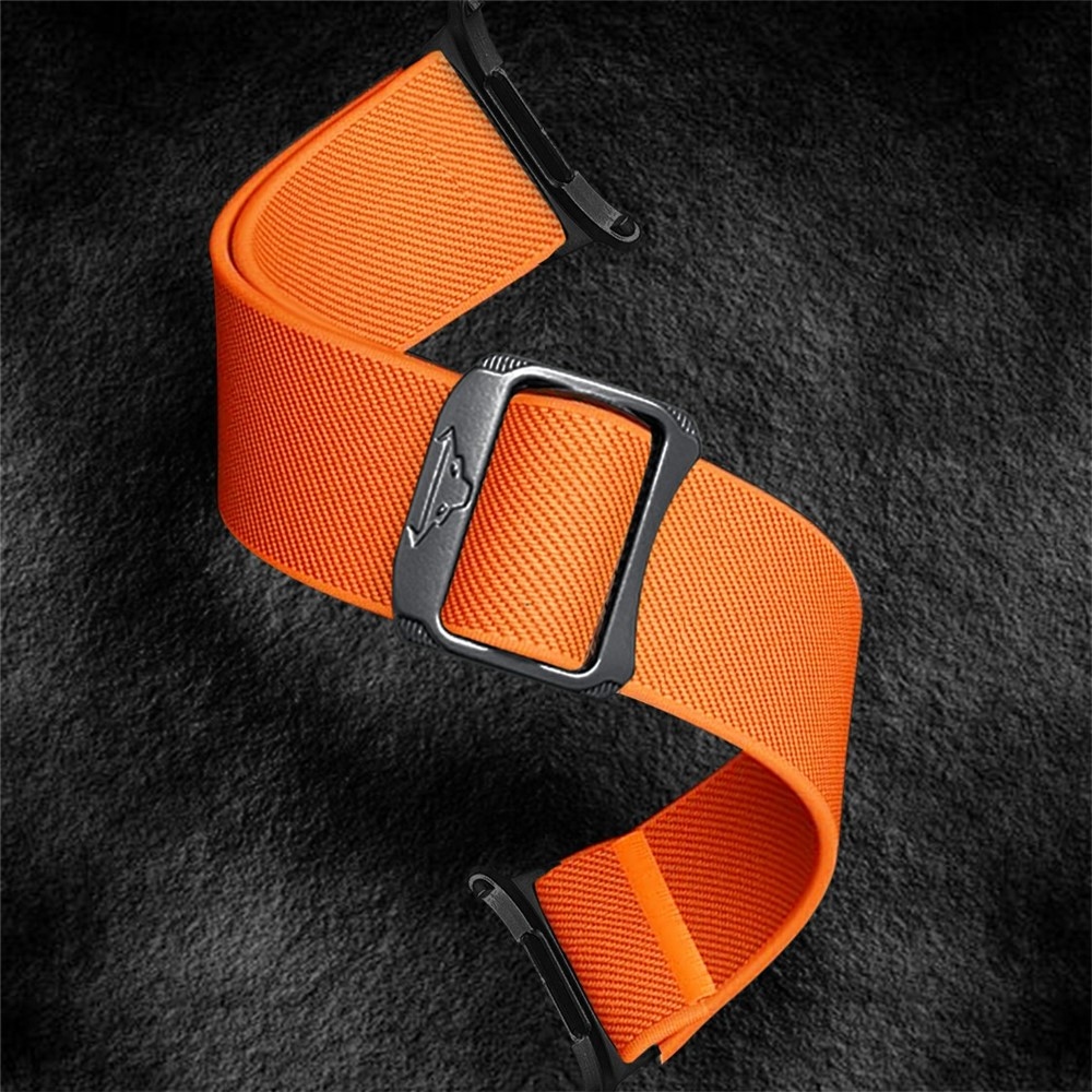 Bull nylonový elastický remienok na Samsung Galaxy Watch Ultra (2025) 47mm - oranžový