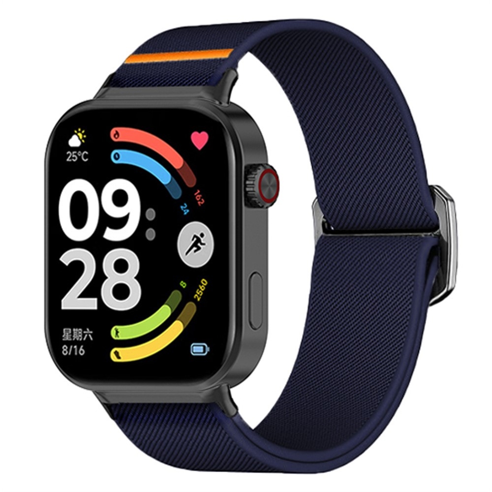 Bull nylonový elastický remienok na Xiaomi Smart Band 10 Pro/9 Pro/8 Pro/Redmi Watch 6/5/4 - modrý