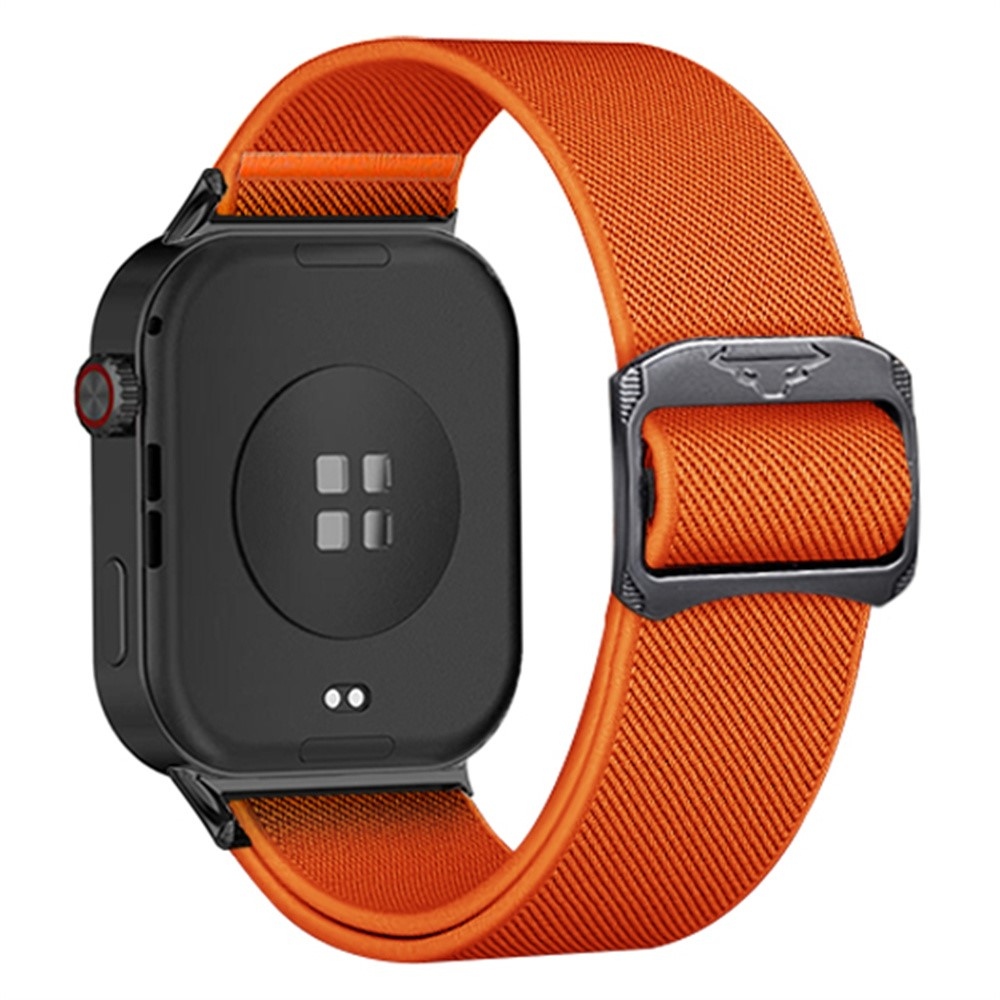 Bull nylonový elastický remienok na Xiaomi Smart Band 10 Pro/9 Pro/8 Pro/Redmi Watch 6/5/4 - oranžový