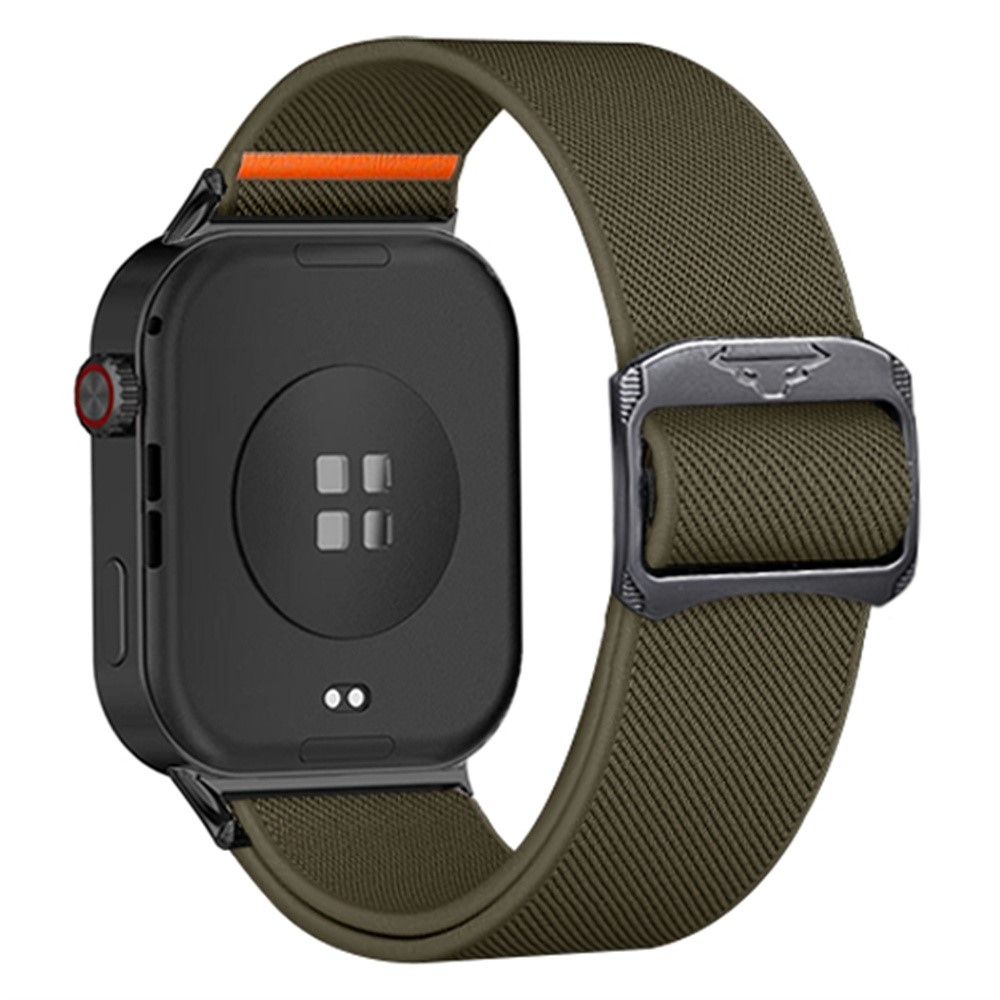 Bull nylonový elastický remienok na Xiaomi Smart Band 10 Pro/9 Pro/8 Pro/Redmi Watch 6/5/4 - zelený