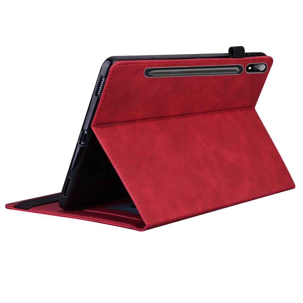Business zatváracie púzdro na tablet Samsung Galaxy Tab S12 Ultra/S11 Ultra/S10 Ultra - červené