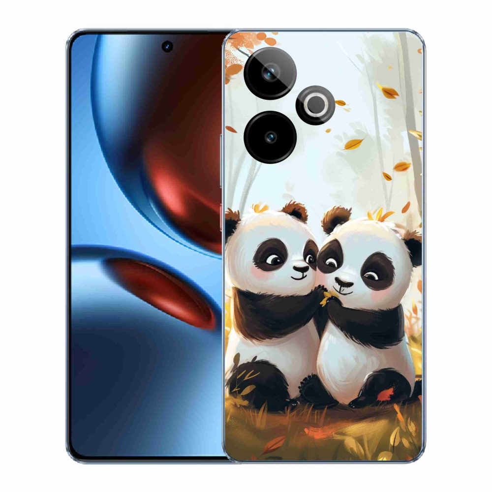 Gélový kryt mmCase na Realme GT 7 5G/GT 7T 5G - pandy