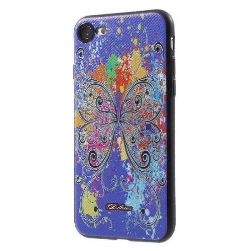 Butterfly gélový obal na iPhone 7 a 8 - fialový