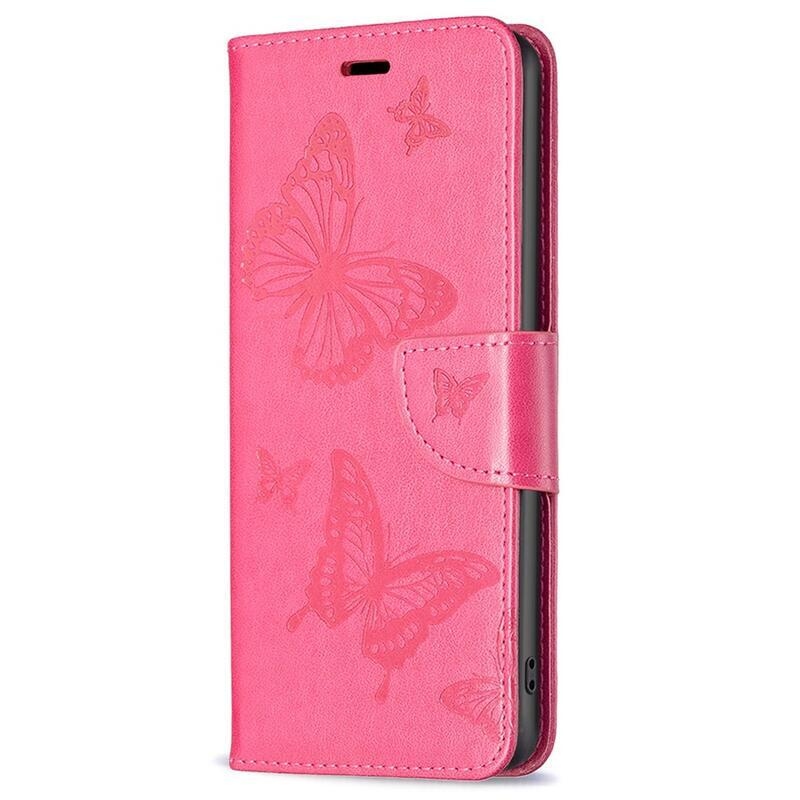 Butterfly knižkové púzdro na Xiaomi Redmi Note 12 4G - rose