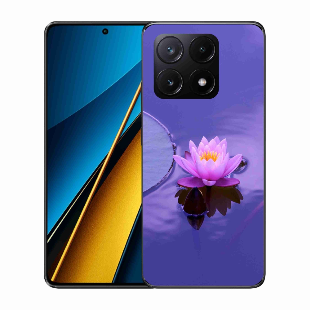 Gélový obal mmCase na Xiaomi Poco X6 Pro 5G - kvet na hladine