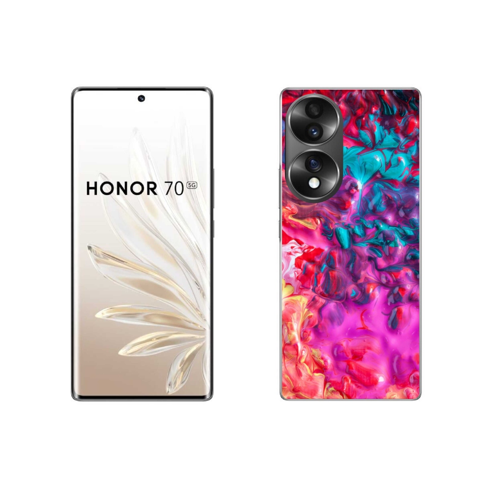 Gélový kryt mmCase na Honor 70 - abstrakt 27