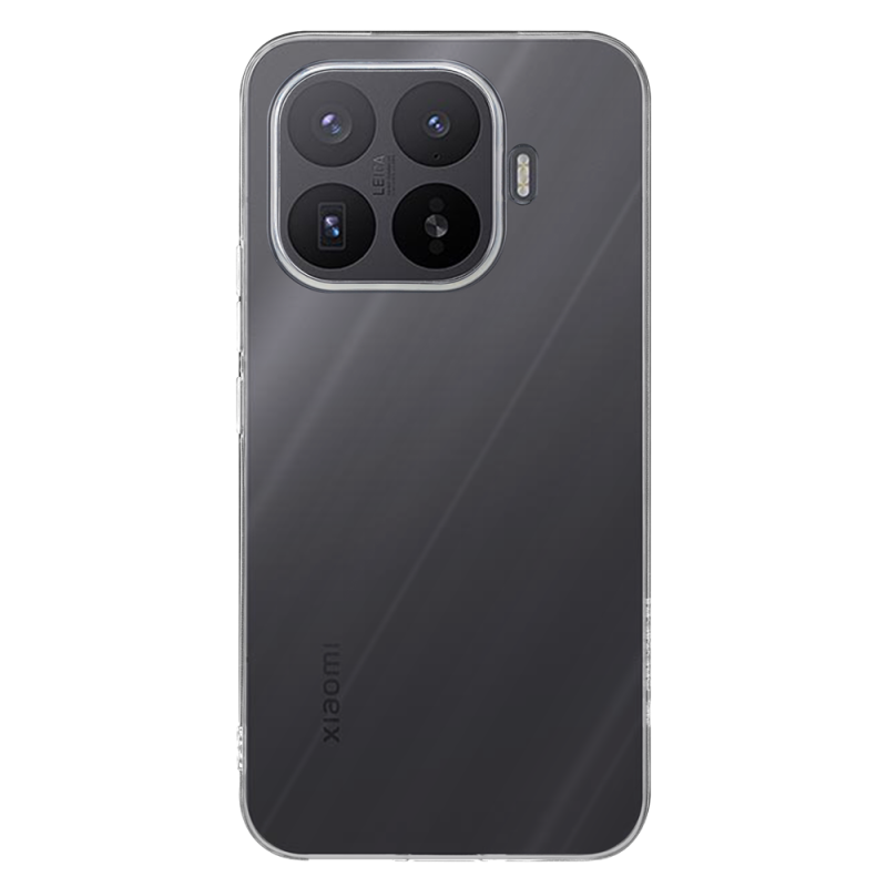 Taktické TPU puzdro pre Xiaomi 17T Pro – priehľadné