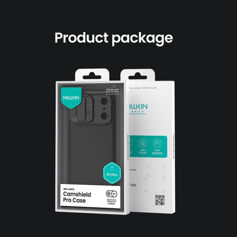 Nillkin CamShield PRO Zadný kryt pre Apple iPhone 17 Pro Black
