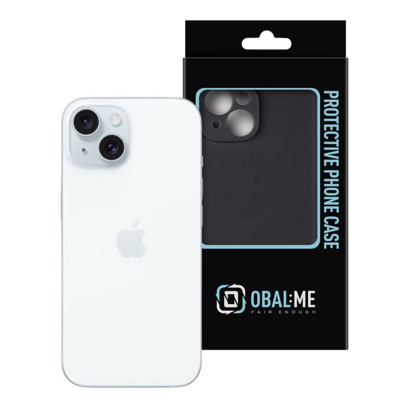 OBAL:ME Matte TPU Kryt pre Apple iPhone 15 Black