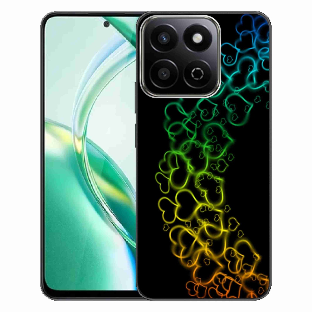 Gélový kryt mmCase na Honor 200 Smart 5G - farebné srdiečka