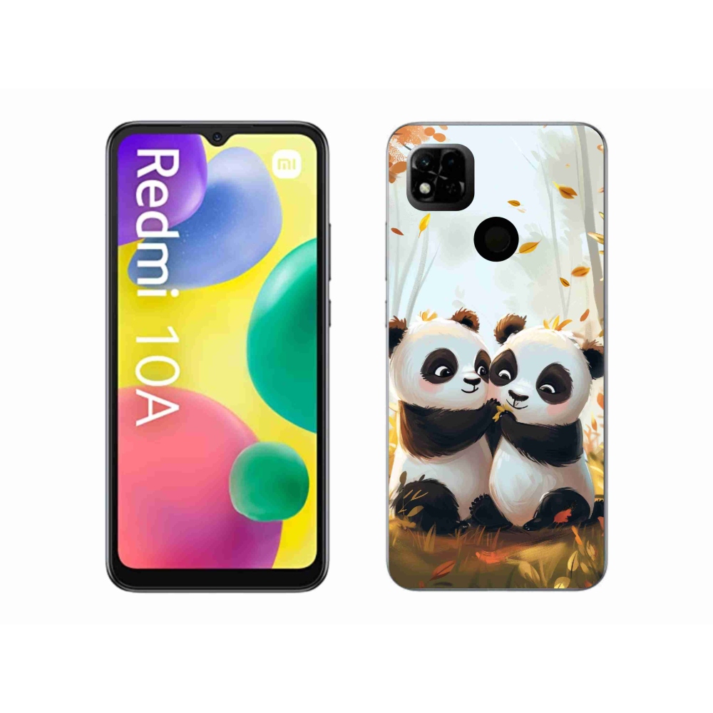 Gélový kryt mmCase na Xiaomi Redmi 10A - pandy