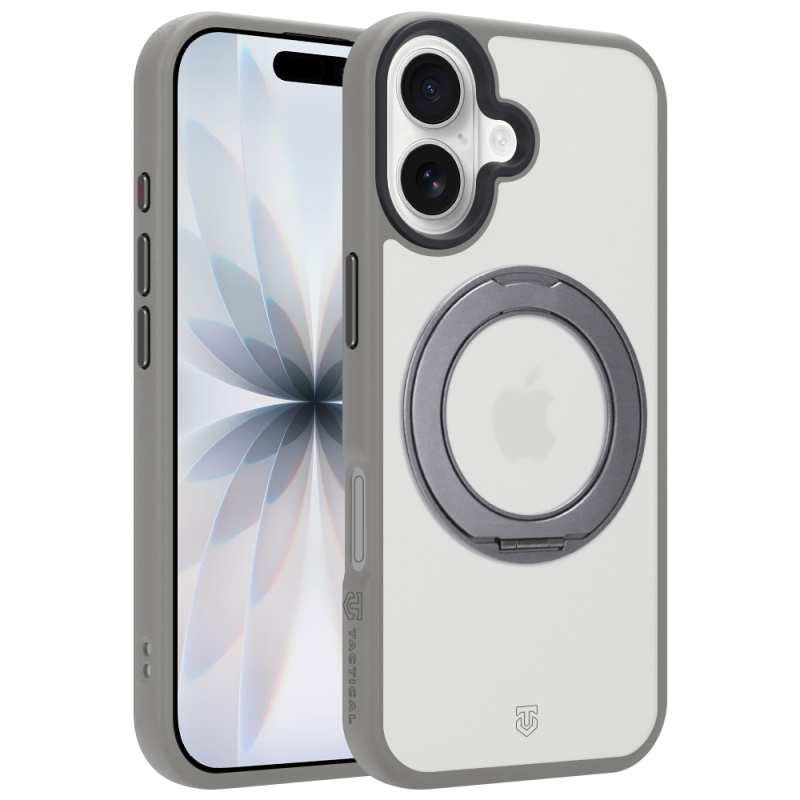 Tactical MagForce Hyperstand – puzdro pre Apple iPhone 17, svetlošedé