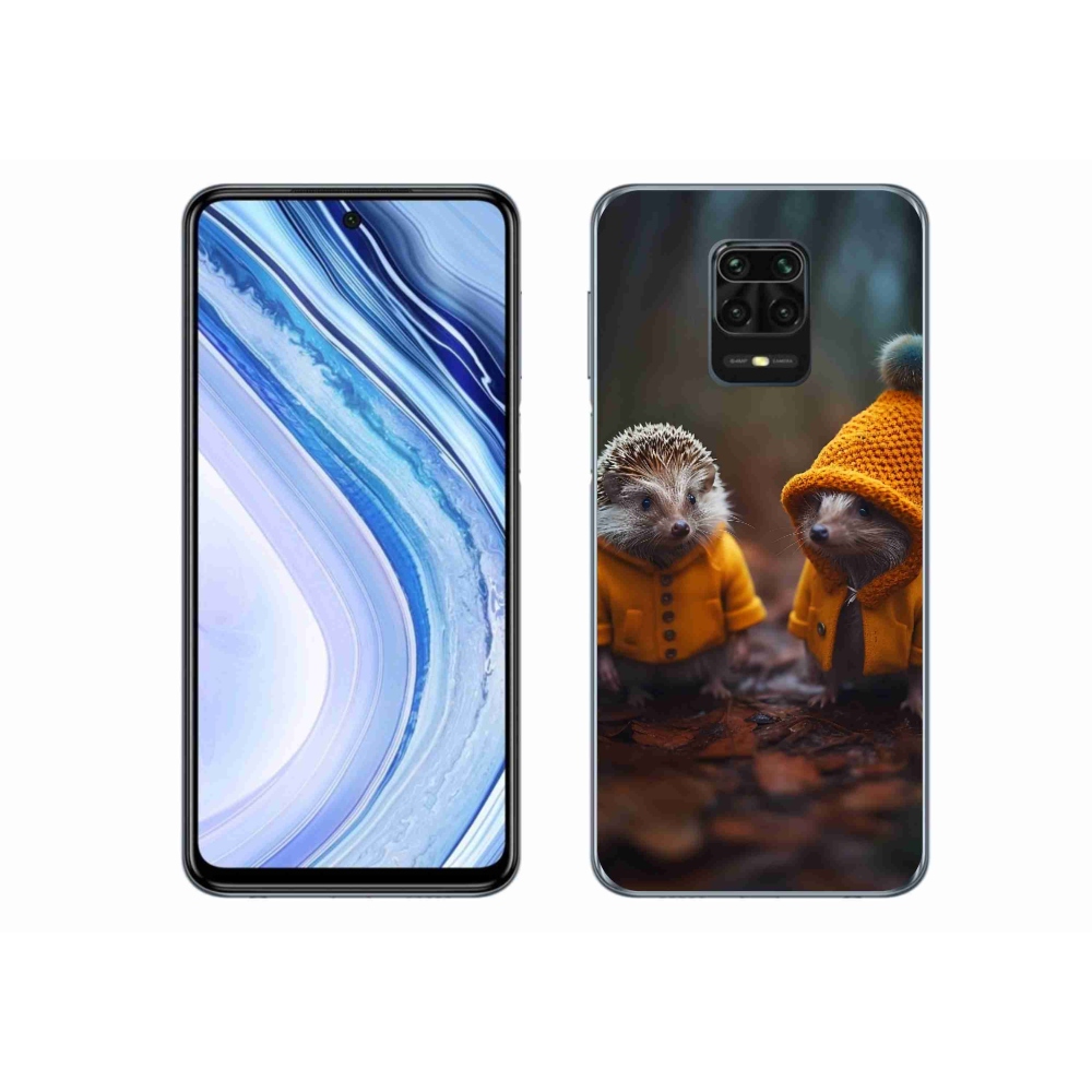 Gélový kryt mmCase na Xiaomi Redmi Note 9 Pro - ježkovia