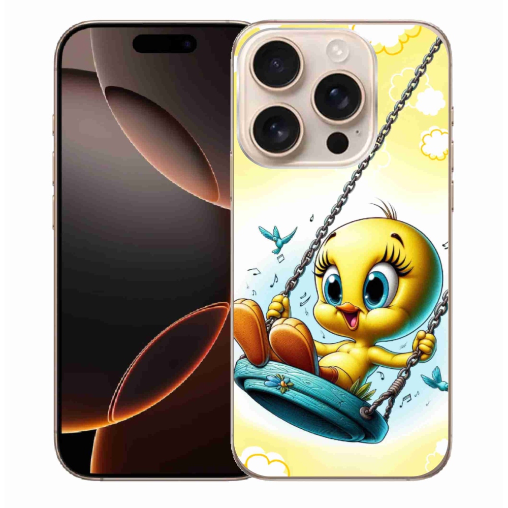 Gélový kryt mmCase na iPhone 16 Pro Max - tweety