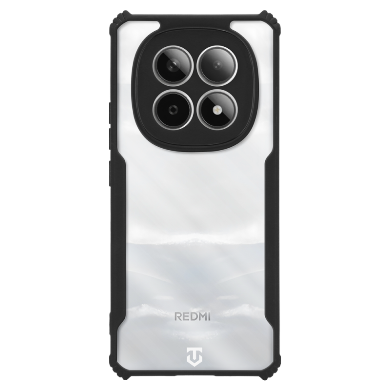 Taktický kryt Quantum Stealth pre Xiaomi Redmi Note 15 5G Clear/Black