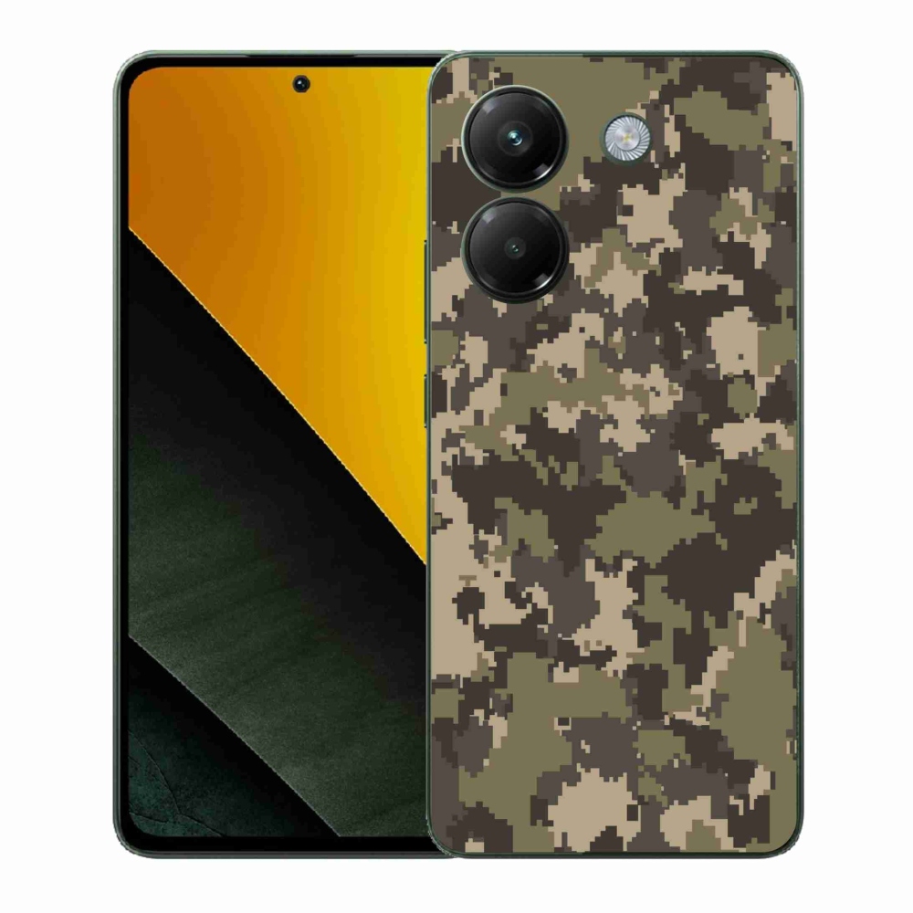 Gélový kryt mmCase na Xiaomi Poco M7 Pro 5G - maskáčový vzor 12
